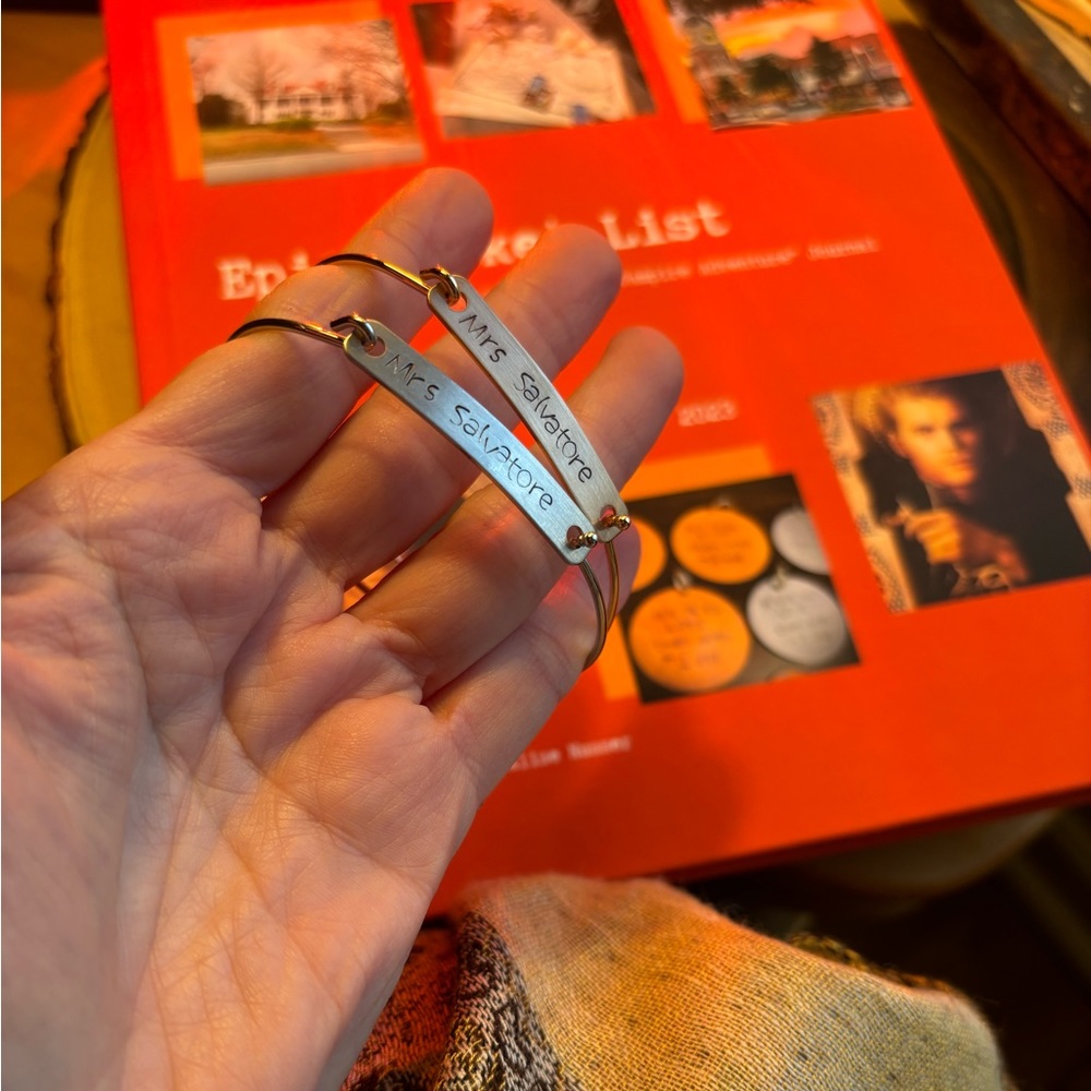NEW Mrs. Salvatore TVDu bangle metal bracelet friendship PeacedbyAlise